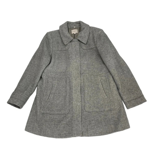 Coat Peacoat By Loft In Grey, Size: Xl
