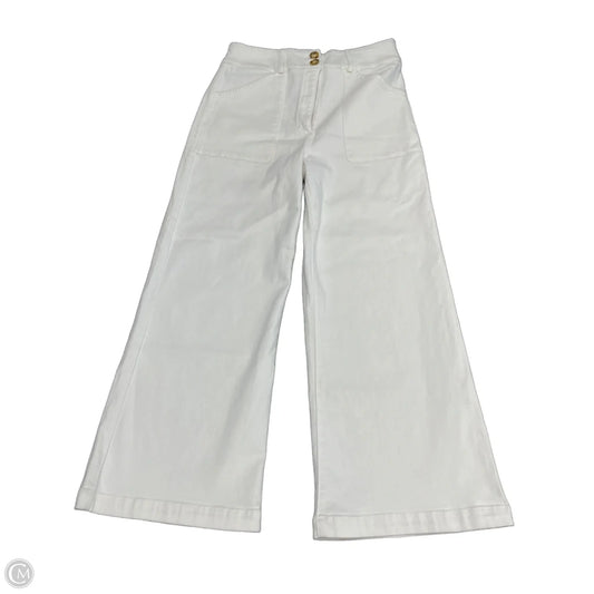 Pants Wide Leg By Self Contrast In White, Size: 12