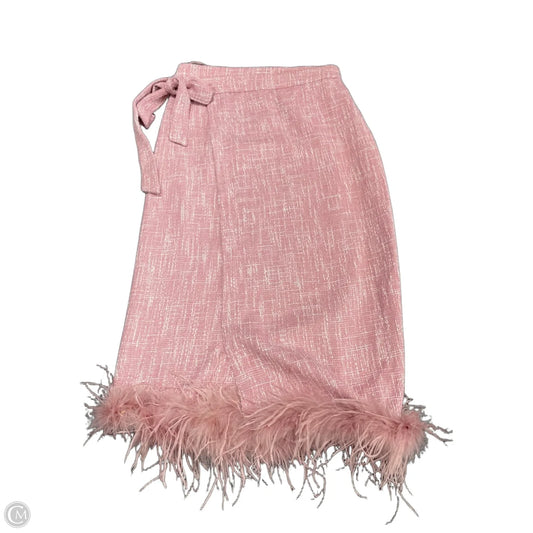 Skirt Maxi By Lucy Paris In Pink & White, Size: S
