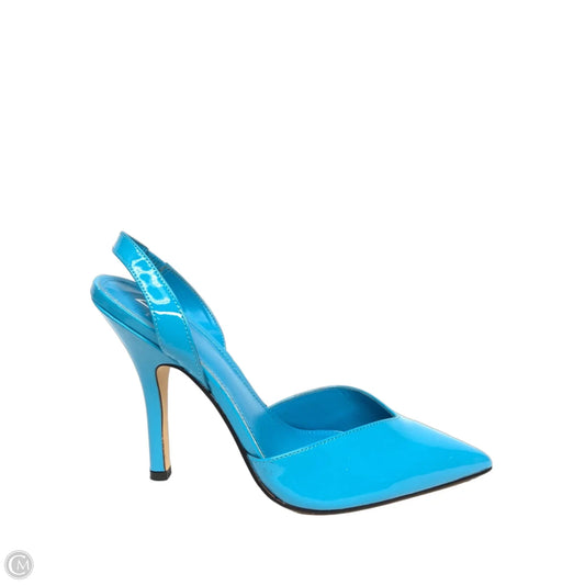 Shoes Heels Kitten By Marc Fisher In Blue, Size: 8.5