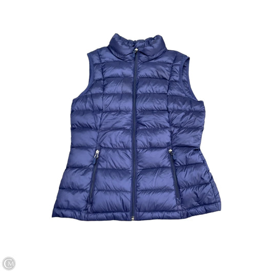 Vest Puffer & Quilted By Charter Club In Blue, Size: S