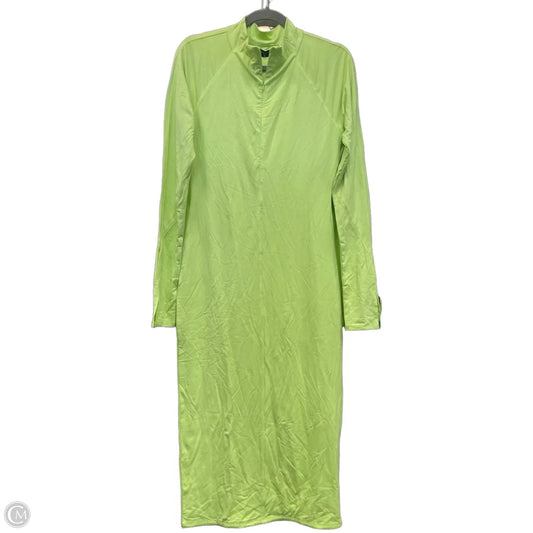 Dress Casual Midi By Nakedwardrobe In Green, Size: Xl