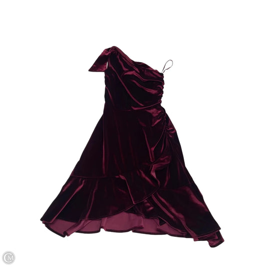 Dress Party Midi By Chelsea And Violet In Maroon, Size: S