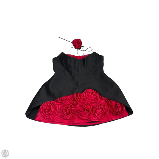 Dress Party Short By Fashion Nova In Black & Red, Size: Xl