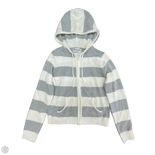Sweater Cardigan By No Boundaries In Grey & White, Size: S