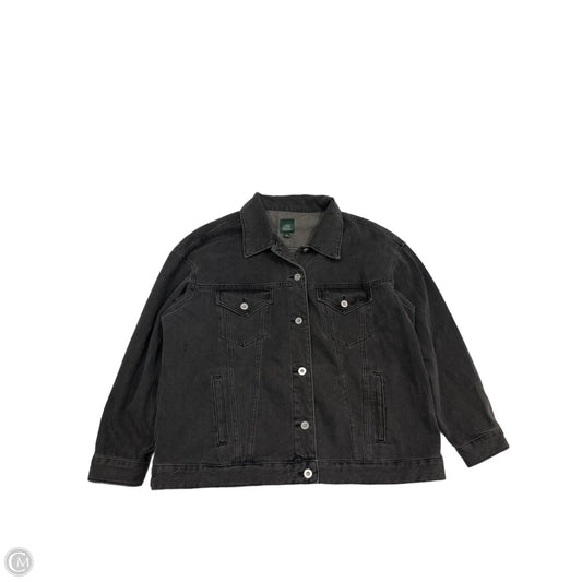 Jacket Denim By Wild Fable In Grey Denim, Size: Xxl