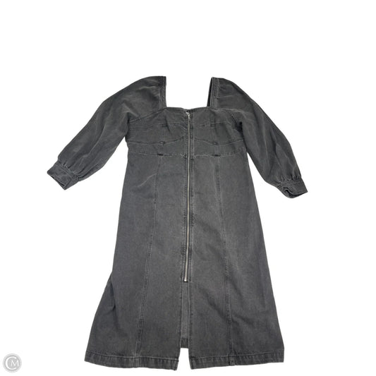 Dress Casual Midi By Future Collective In Grey Denim, Size: 16