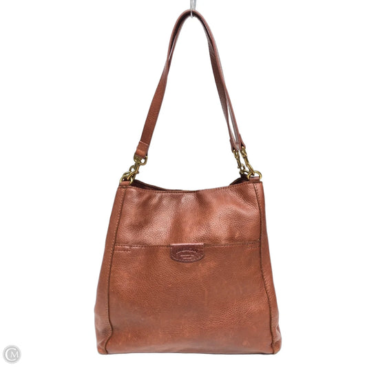 Handbag Leather By Clothes Mentor, Size: Small
