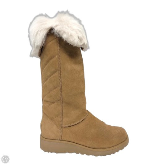 Boots Knee Flats By Ugg In Tan, Size: 7.5