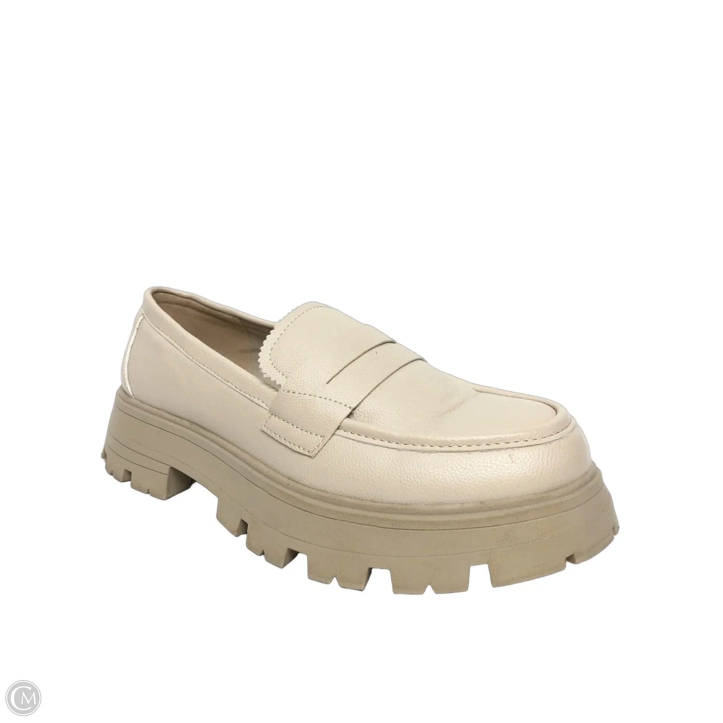 Shoes Heels Platform By Cme In Beige, Size: 7