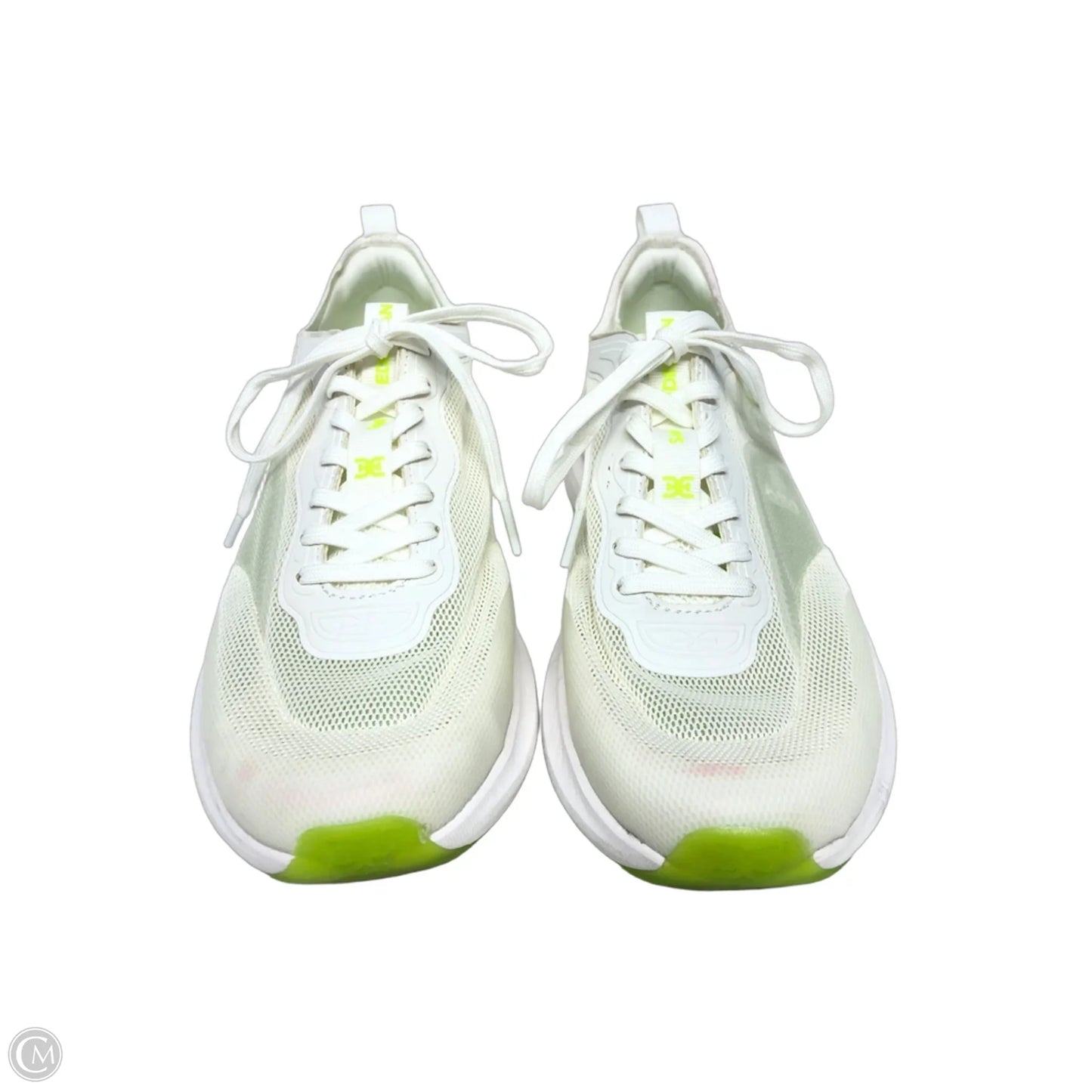 Shoes Sneakers By Sam Edelman In Green & White, Size: 10