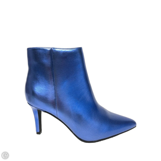 Boots Ankle Heels By Rampage In Blue, Size: 9