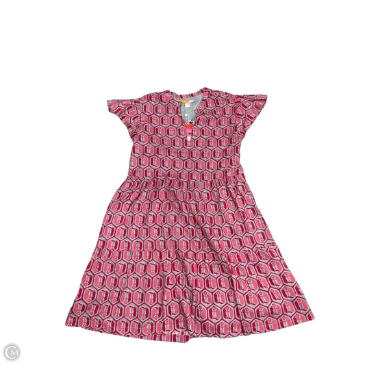 Dress Casual Short By Cmb In Grey & Red, Size: L
