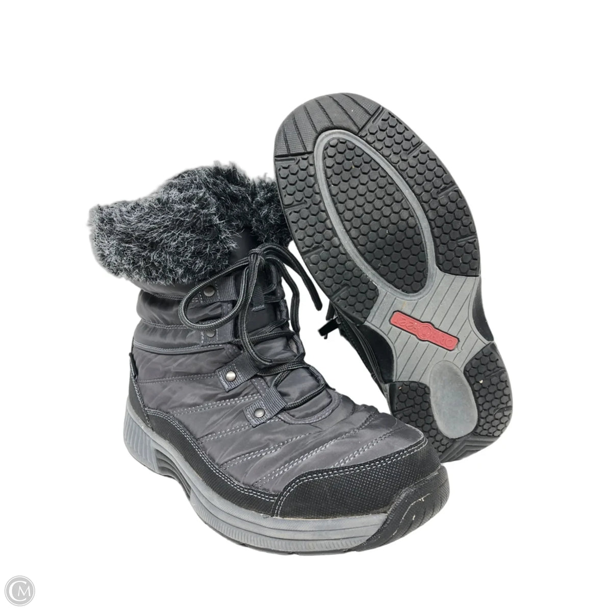 Boots Snow By Clothes Mentor In Grey, Size: 8