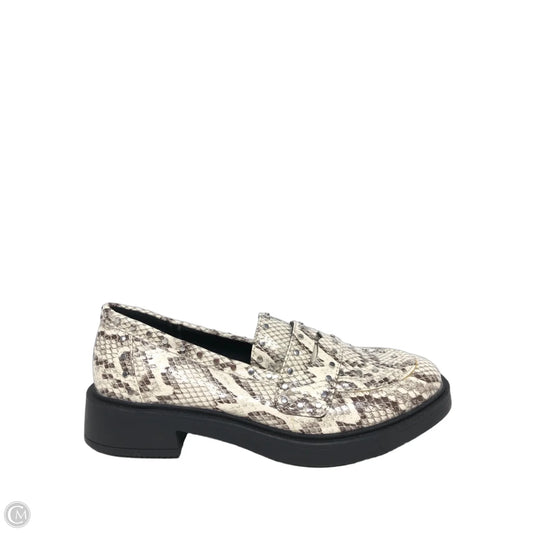 Shoes Flats By Cme In Snakeskin Print, Size: 7