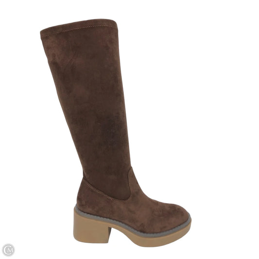 Boots Mid-calf Flats By White Mountain In Brown, Size: 6.5