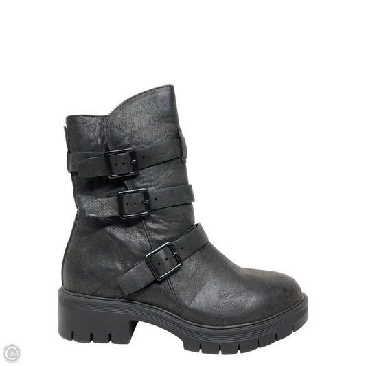 Boots Ankle Flats By Mia In Black, Size: 7.5