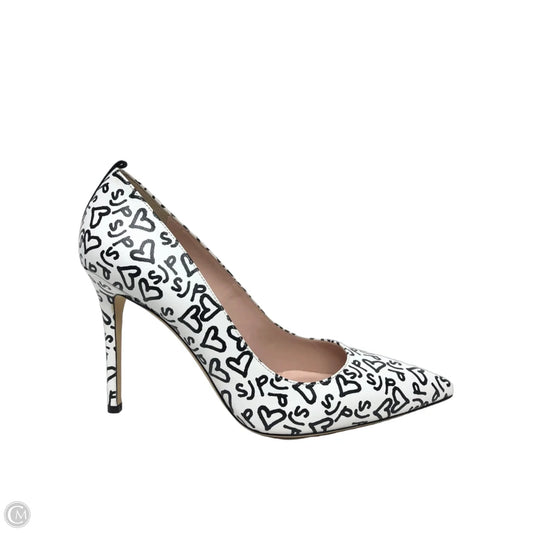 Shoes Heels Stiletto By Cma In Black & White, Size: 10