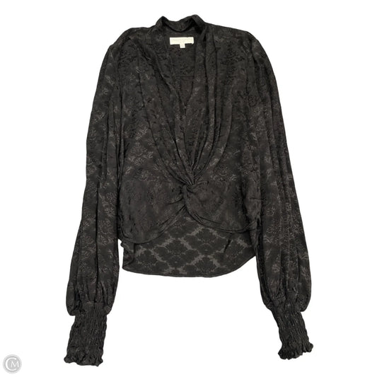 Blouse Designer By Caroline Constas In Black, Size: Xs