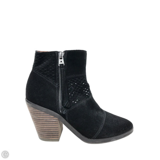 Boots Ankle Heels By Lucky Brand In Black, Size: 7.5