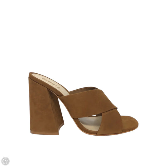 Sandals Heels Block By Schutz In Brown, Size: 11