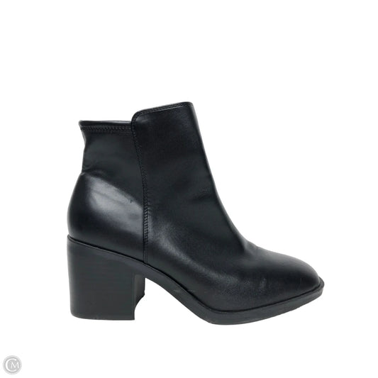 Boots Ankle Heels By Mia In Black, Size: 9
