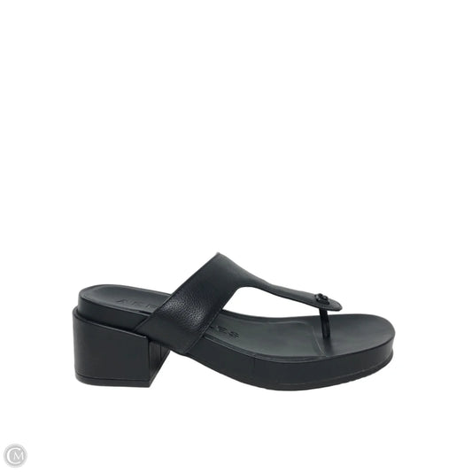Sandals Heels Block By Aerosoles In Black, Size: 8