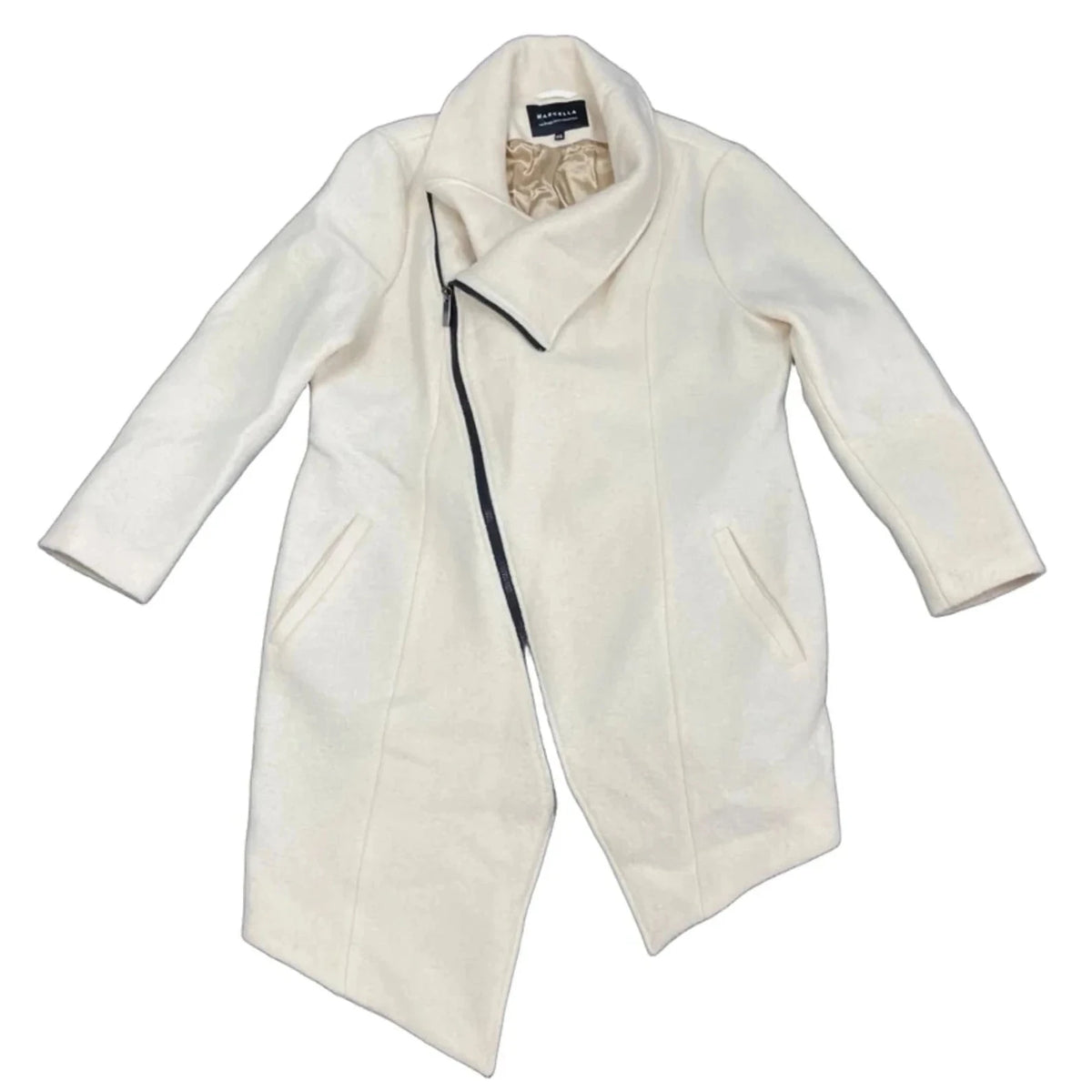 Coat Wool By Cma In Beige, Size: 3x