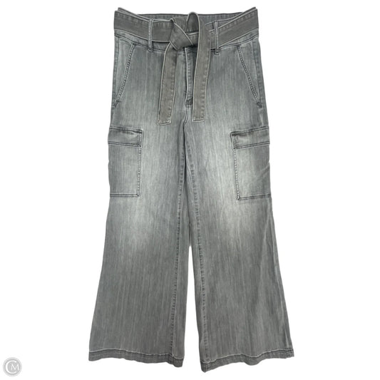 Jeans Wide Leg By White House Black Market In Grey Denim, Size: 10