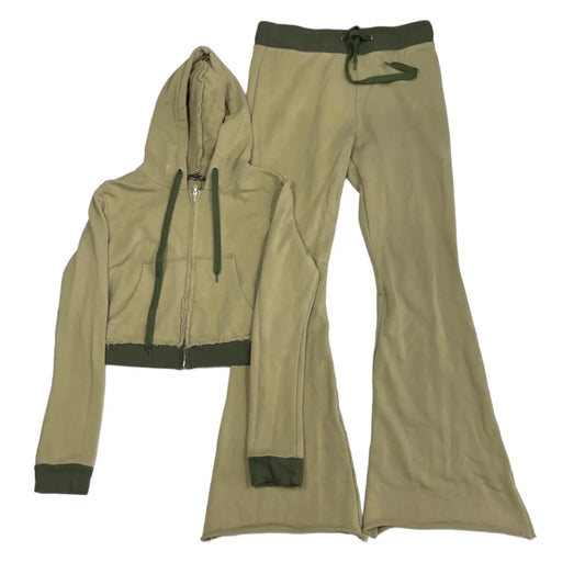 Lounge Set Pants By Fashion Nova In Green, Size: L