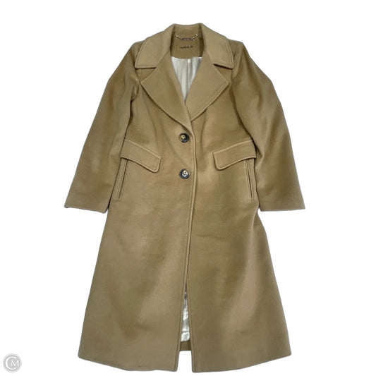 Coat Wool By Calvin Klein In Tan, Size: 6