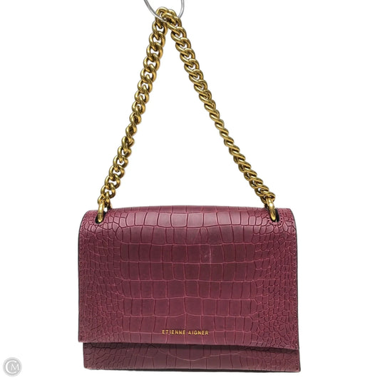 Handbag Leather By Etienne Aigner, Size: Small