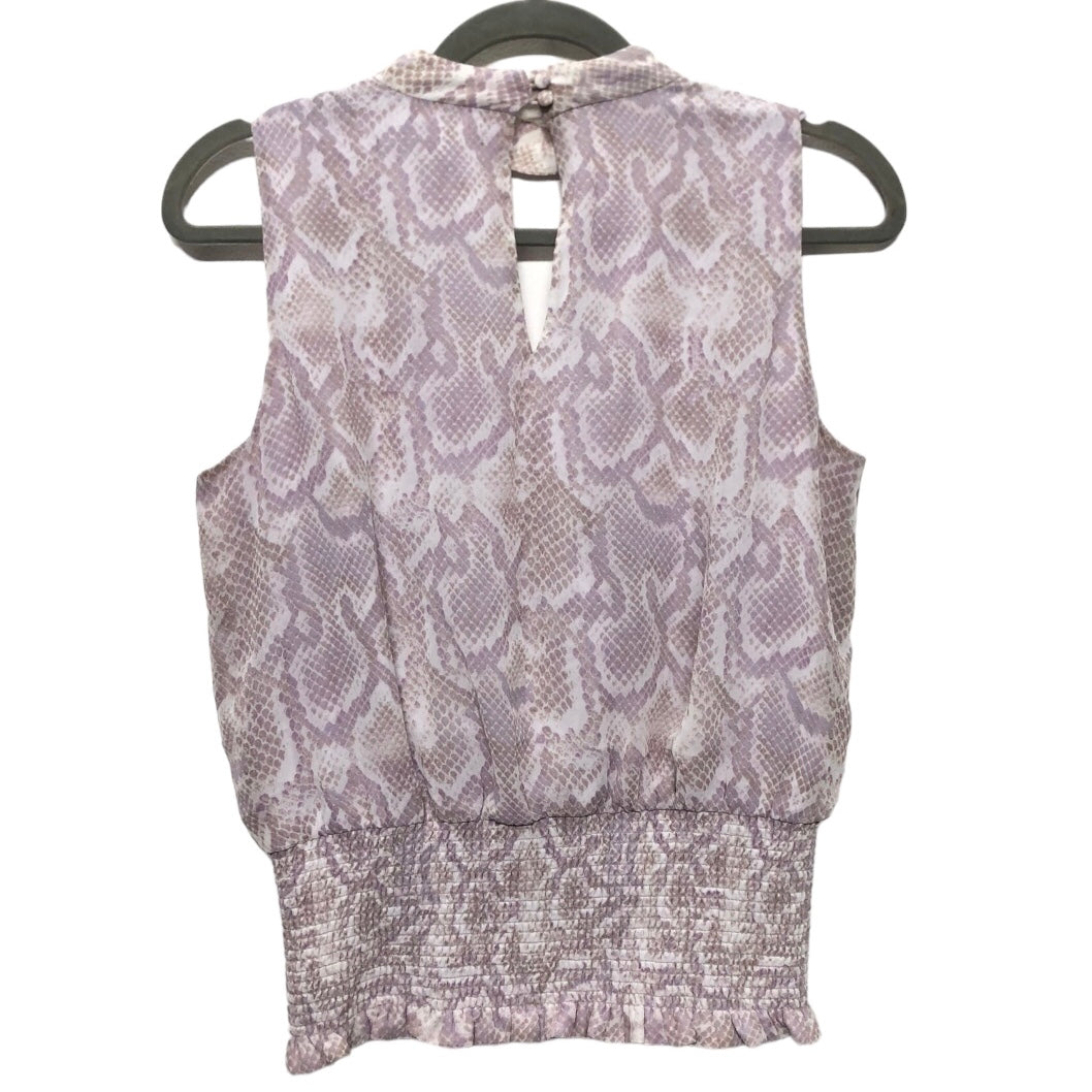 Purple Top Sleeveless White House Black Market, Size 4