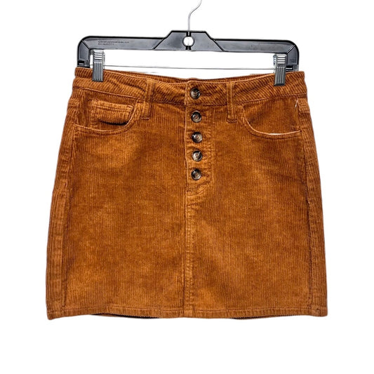 Skirt Mini & Short By Clothes Mentor In Brown, Size: S