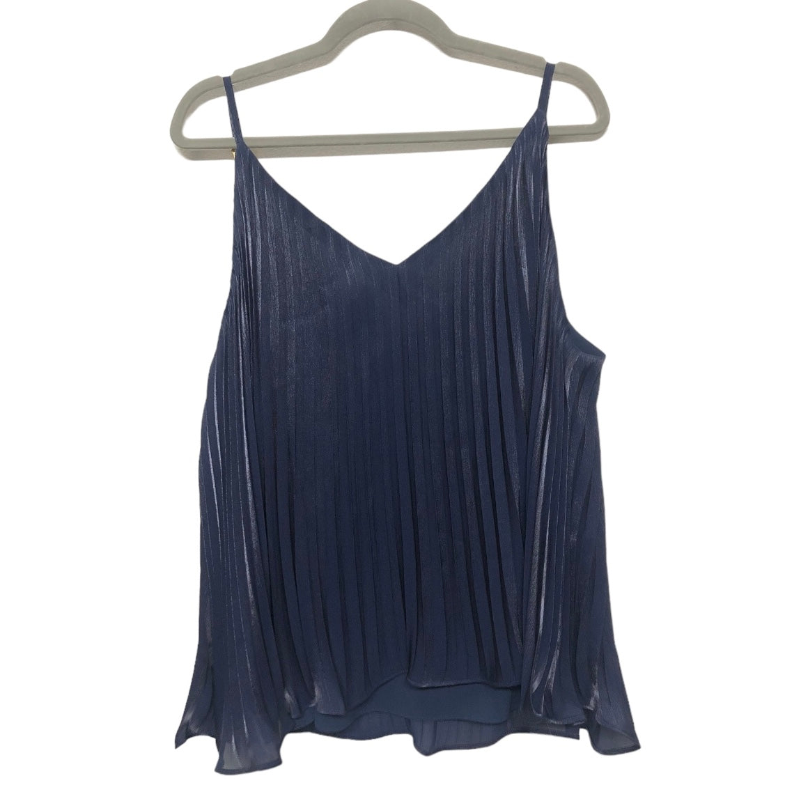 Navy Blouse Sleeveless Michael By Michael Kors, Size L