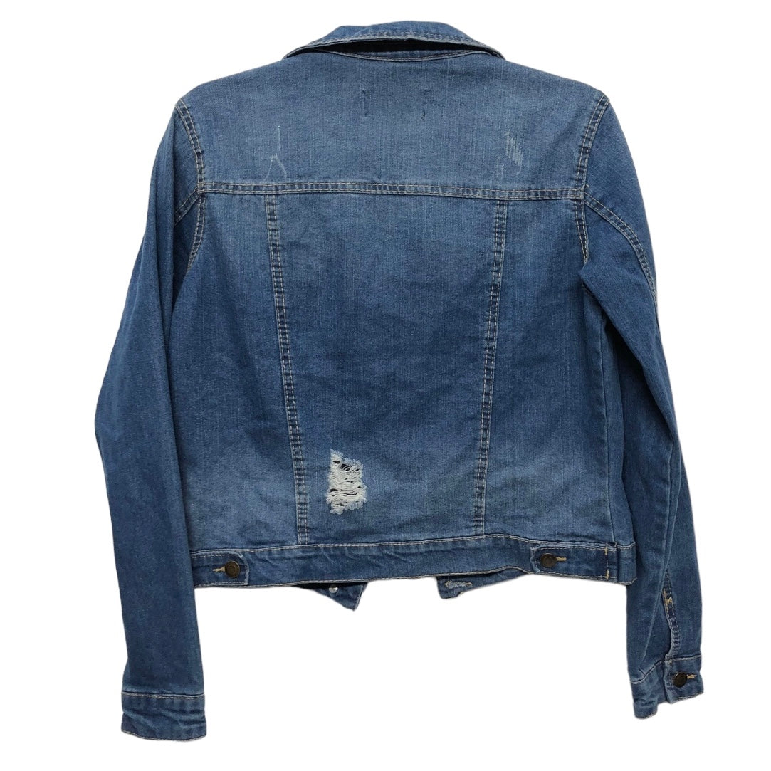 Blue Denim Jacket Denim Clothes Mentor, Size M