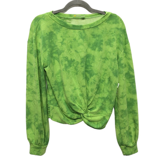 Athletic Top Long Sleeve Crewneck By Zella In Green, Size: S