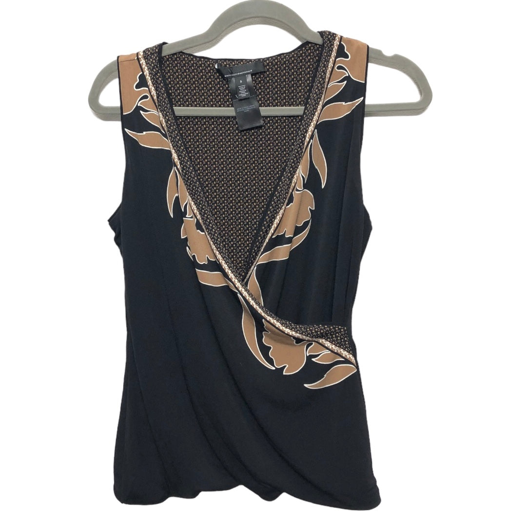 Top Sleeveless By White House Black Market In Black & Brown, Size: S