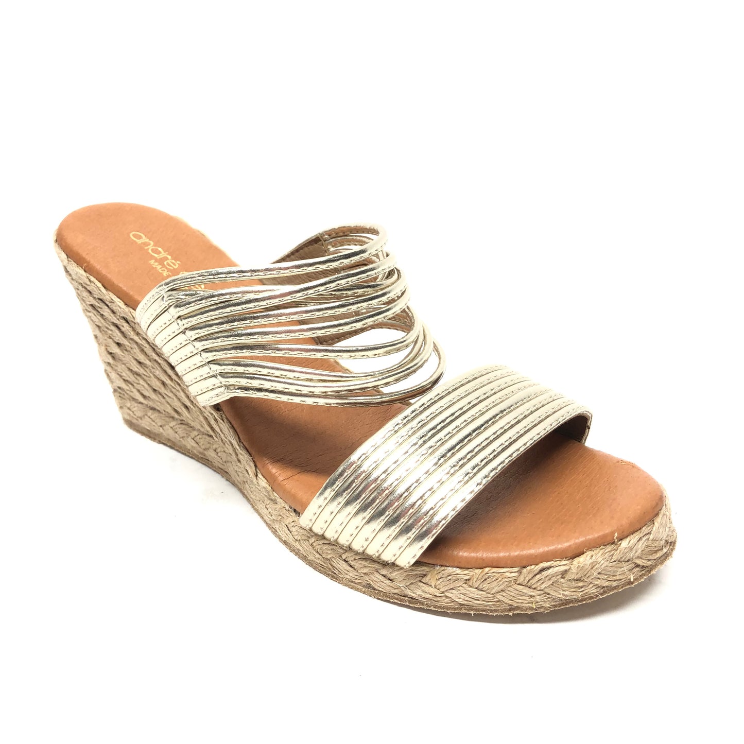 Sandals Flats By Cmc In Silver, Size: 6.5