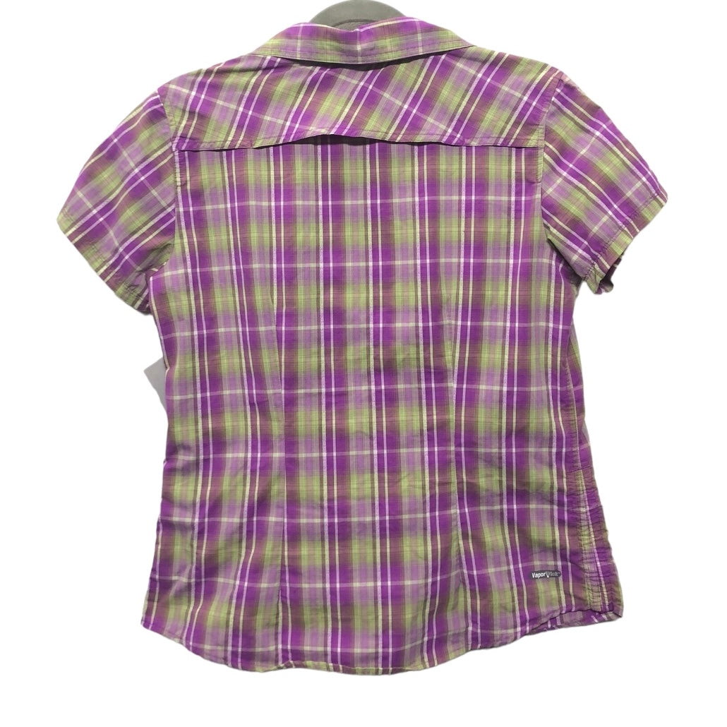 Top Short Sleeve By The North Face In Grey & Purple, Size: M