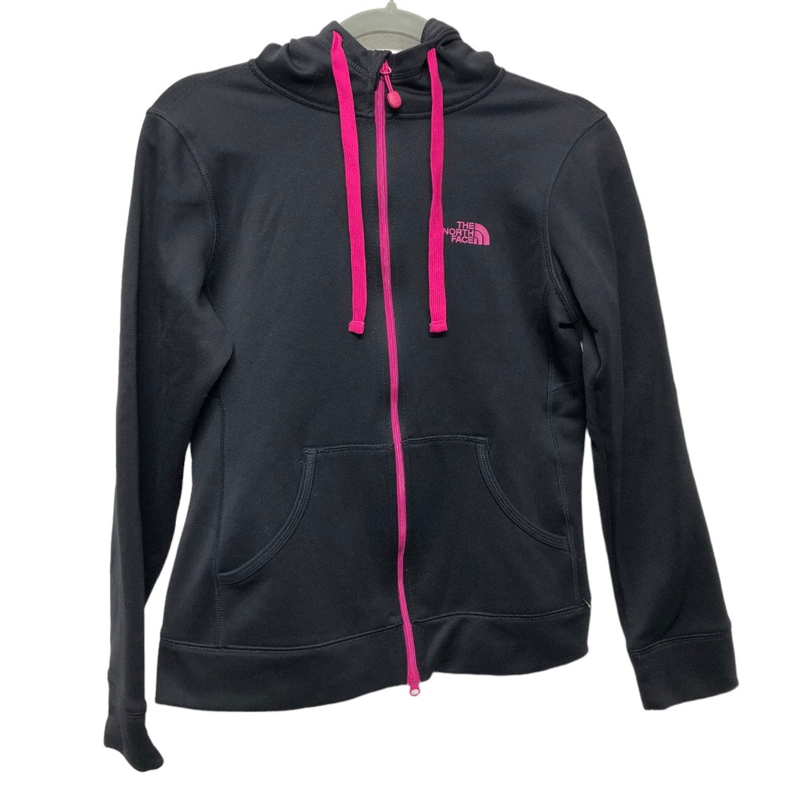 Athletic Jacket By The North Face In Black & Pink, Size: S