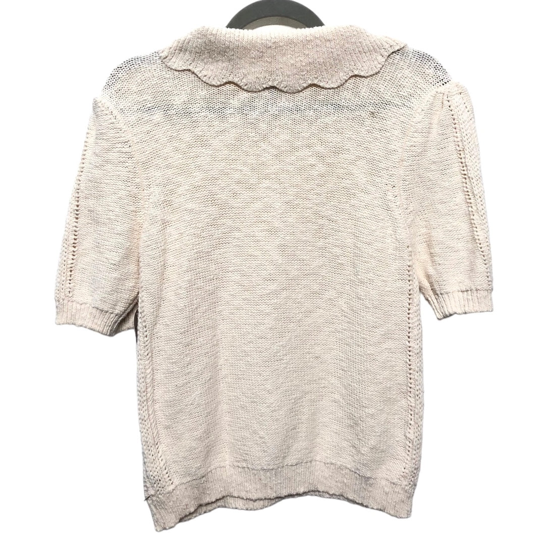 Top Short Sleeve By Universal Thread In Cream, Size: S