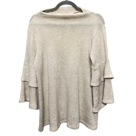 Top Long Sleeve By 143 Story In Cream, Size: S