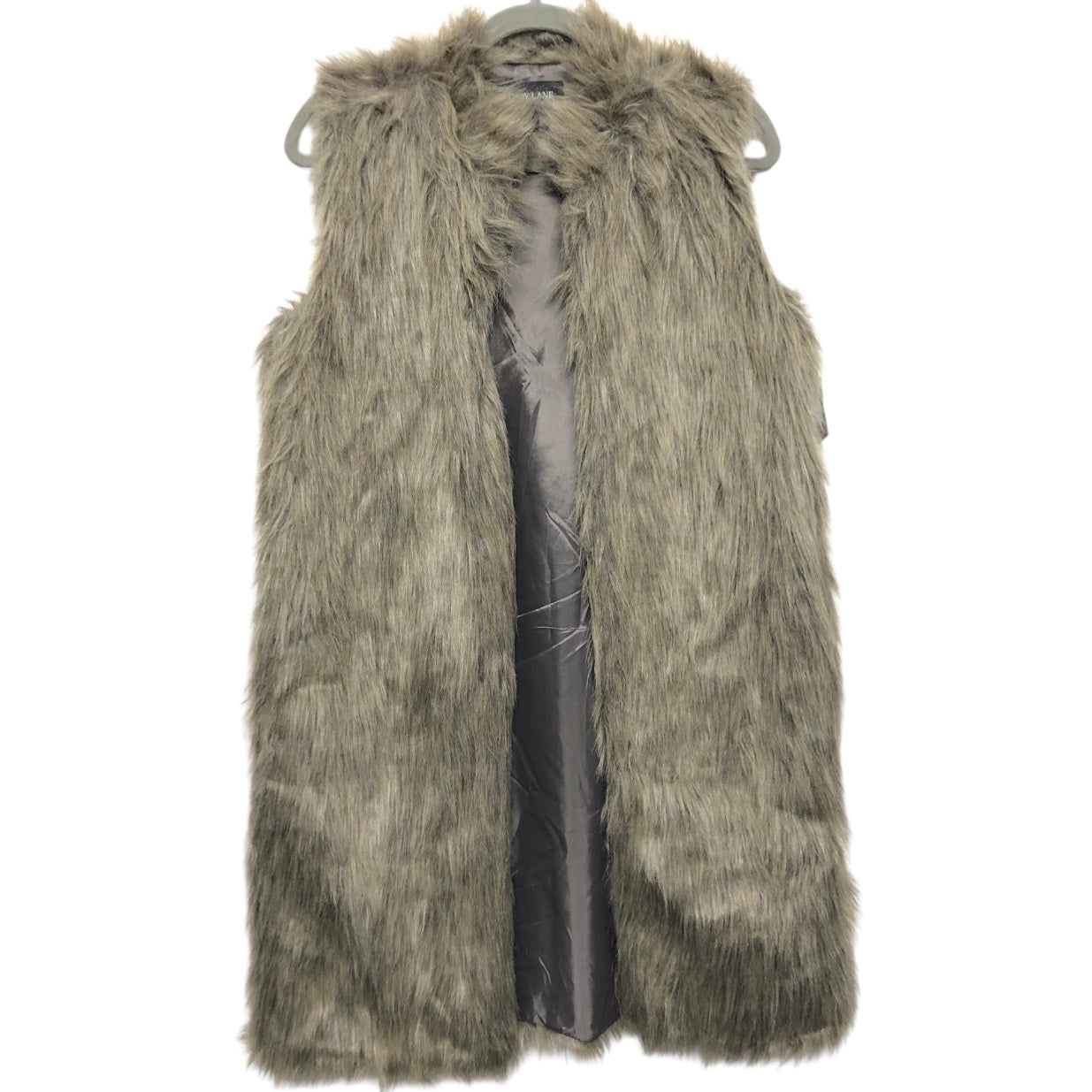 Vest Faux Fur & Sherpa By Clothes Mentor In Brown, Size: M