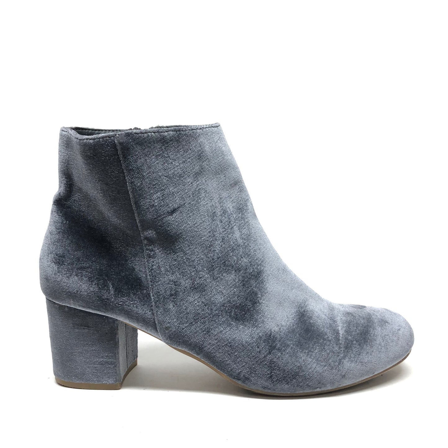 Boots Ankle Heels By Merona In Grey, Size: 11