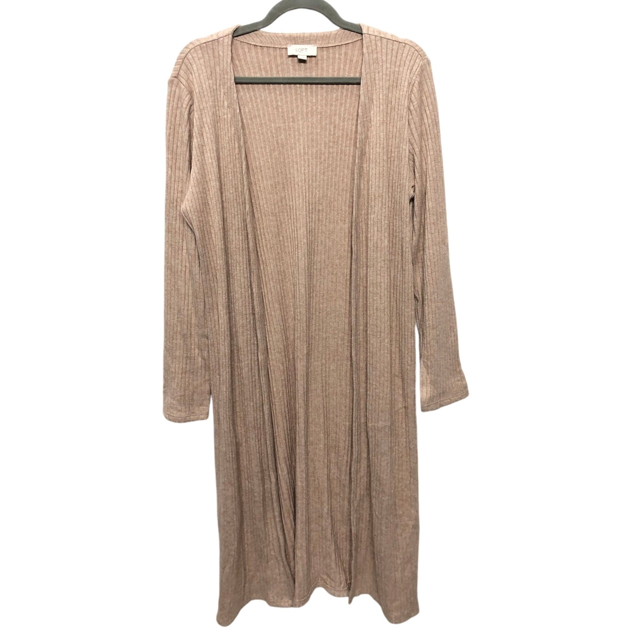 Cardigan By Loft In Tan, Size: L