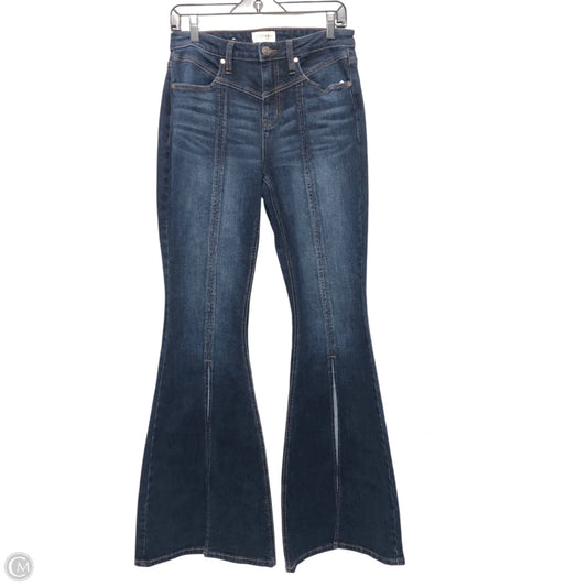 Jeans Flared By Clothes Mentor In Blue Denim, Size: 8