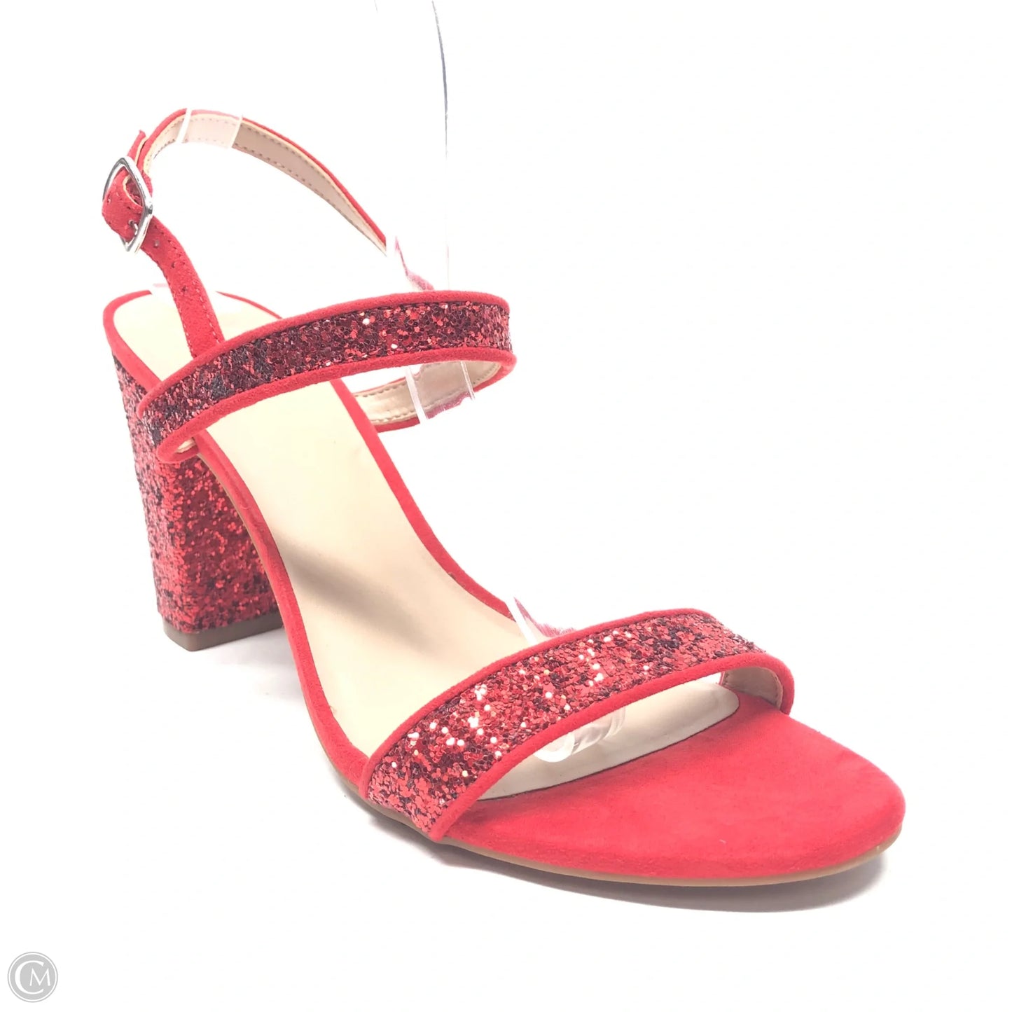 Shoes Heels Block By Bp In Red, Size: 9.5