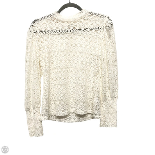 Top Long Sleeve By Clothes Mentor In White, Size: Xl