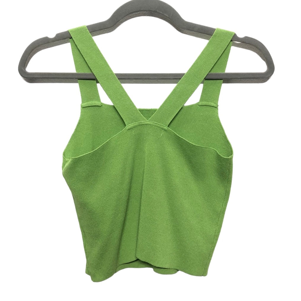 Top Sleeveless By Clothes Mentor In Green, Size: M